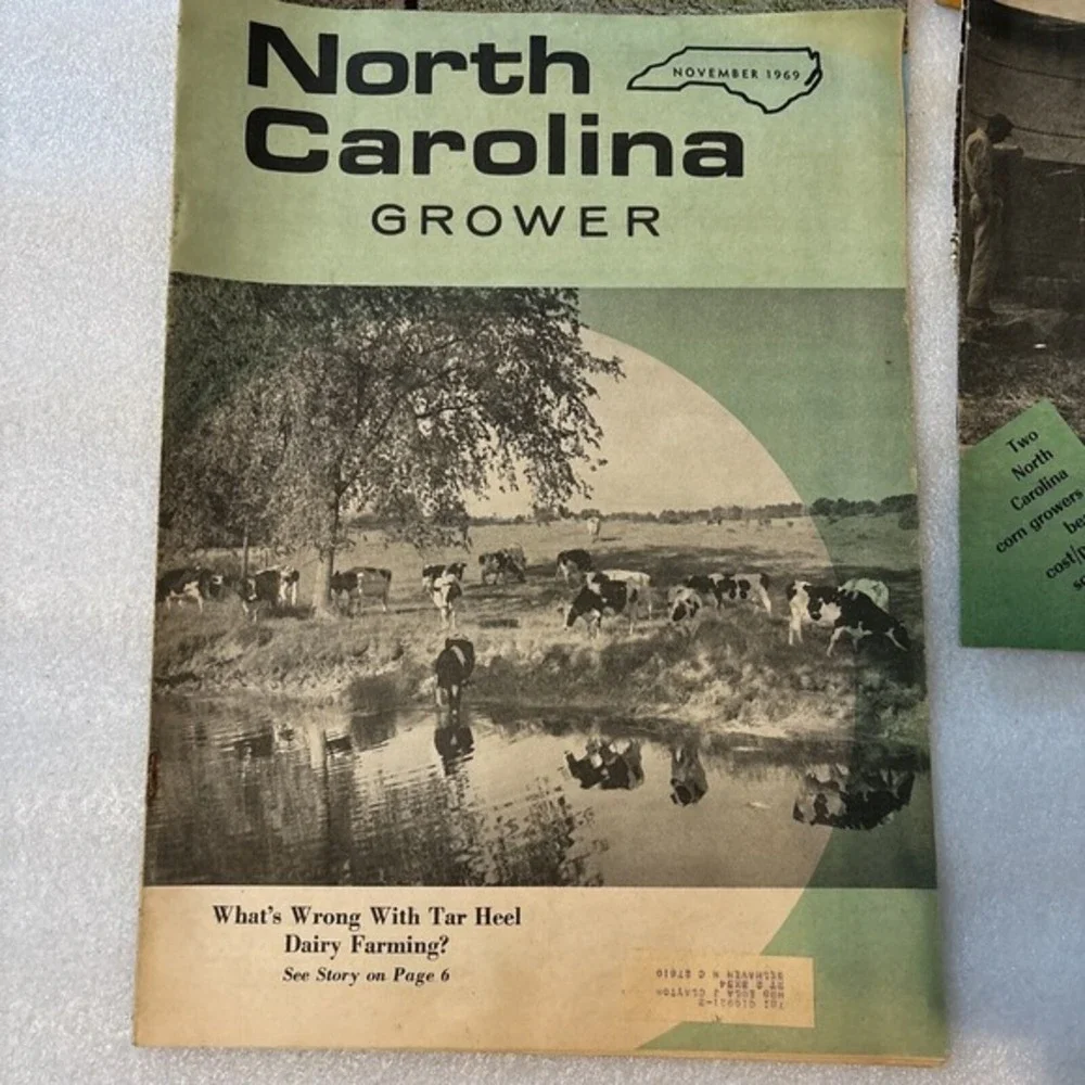 Ten North Carolina Grower Magazines‎ RARE 1969 And 1970